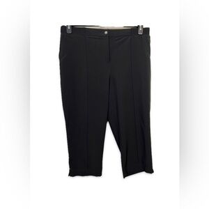 Weekends by Chico’s Size 2.5 Athletic Black Capri Pants Women’s Size 12